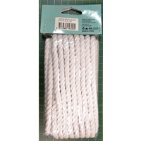 Uni Trim Piping Cord No. 5 White, 100% Cotton, 5 Meter length