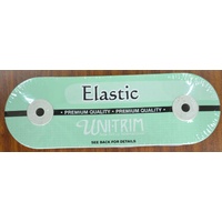 Uni-Trim Premium Double Knitted 25mm Elastic White, Per Metre
