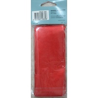 Blanket Binding 100mm x 4.1m, RED, 100% Polyester, Uni-Trim