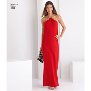 New Look Sewing Pattern 6372 Misses' Dresses Each in Two Lengths