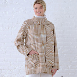 New Look Sewing Pattern N6639 Misses' Poncho and Jackets