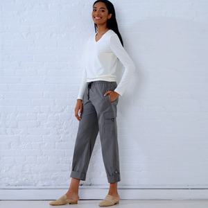 New Look Sewing Pattern N6644 Misses' Cargo Pants and Knit Top