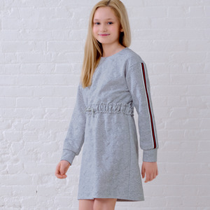 New Look Sewing Pattern N6649 Girls' Knit Dress, Top, Joggers