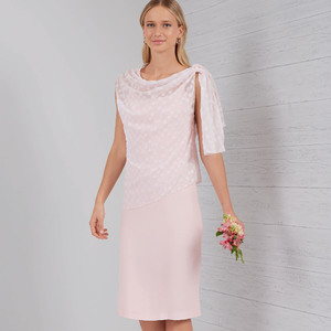 New Look Sewing Pattern N6653 Misses' Dress With Shoulder Tie Topper