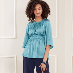 New Look Sewing Pattern N6684 Misses' Tops In Two Lengths