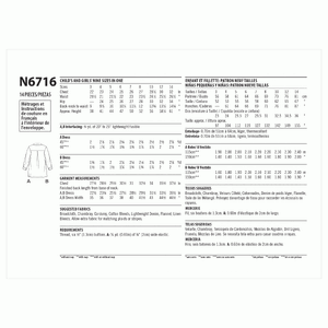 New Look Sewing Pattern N6716 Children's and Girls' Dresses