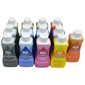 RIT Liquid Synthetic Fabric Dye More Synthetic Dye, 207ml FROST GRAY