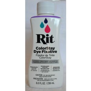 Rit Dye Colour Stay Dye Fixative 236ml Bottle-Locks in Colour Prevent  Colour Run