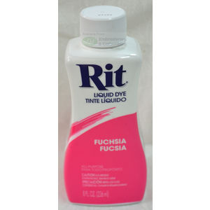 RIT FUCHSIA, All Purpose Liquid Fabric Dye 236ml (8 FL OZ)