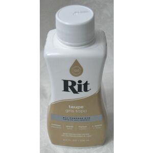 RIT TAUPE, All Purpose Liquid Fabric Dye 236ml (8 FL OZ)