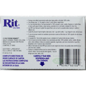 RIT ALL Purpose Powder Fabric Dye 31.9g Packet BLACK