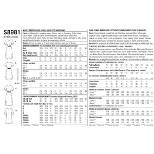 Misses' Front Tie Dresses Sizes 6-14, Simplicity Sewing Pattern 8981