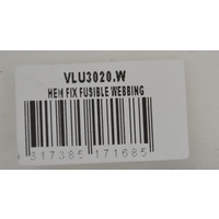 VILENE HEMFIX 20mm x 100m Roll Fusible Hemming Webbing, Quality Guarantee