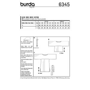 Burda Style Pattern 6345 Misses' sportswear Burda Sewing Pattern 6345