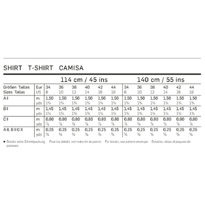 Burda B6630 Women's Shirt Sewing Pattern Burda Sewing Pattern 6630