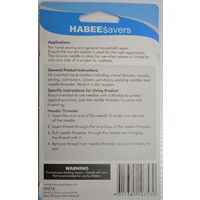 HabeeSavers Needle Repair Kit 24 Assorted Needles 1 Threader