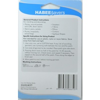 Habeesavers Iron-On Patches, DARK GREY, 2 Piece, 10cm x 15cm