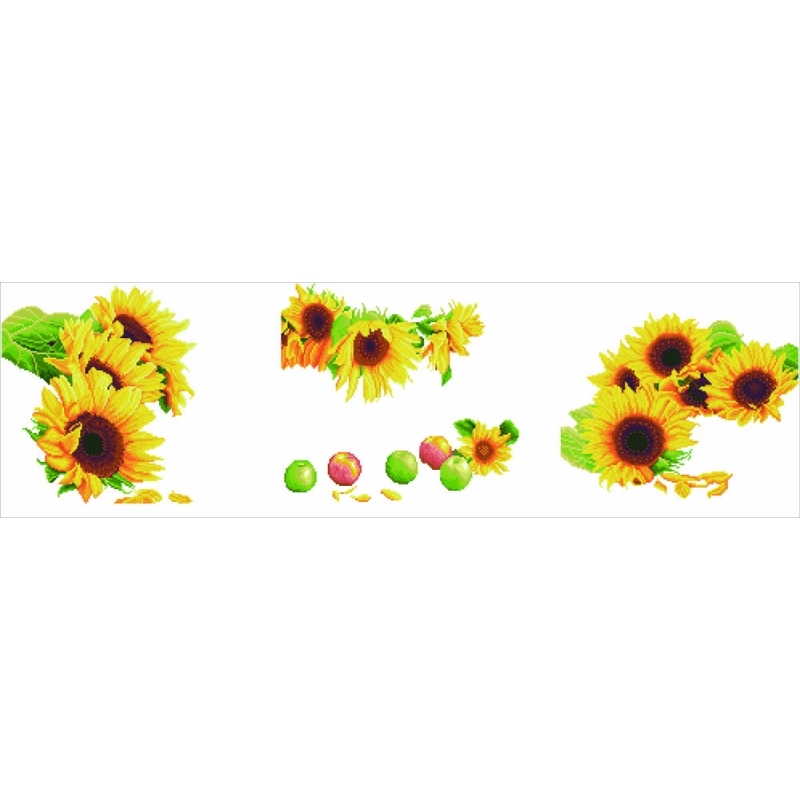Diamond Dotz Embroidery Facet Art Kit, Advanced 3 in 1 Sunflower Days