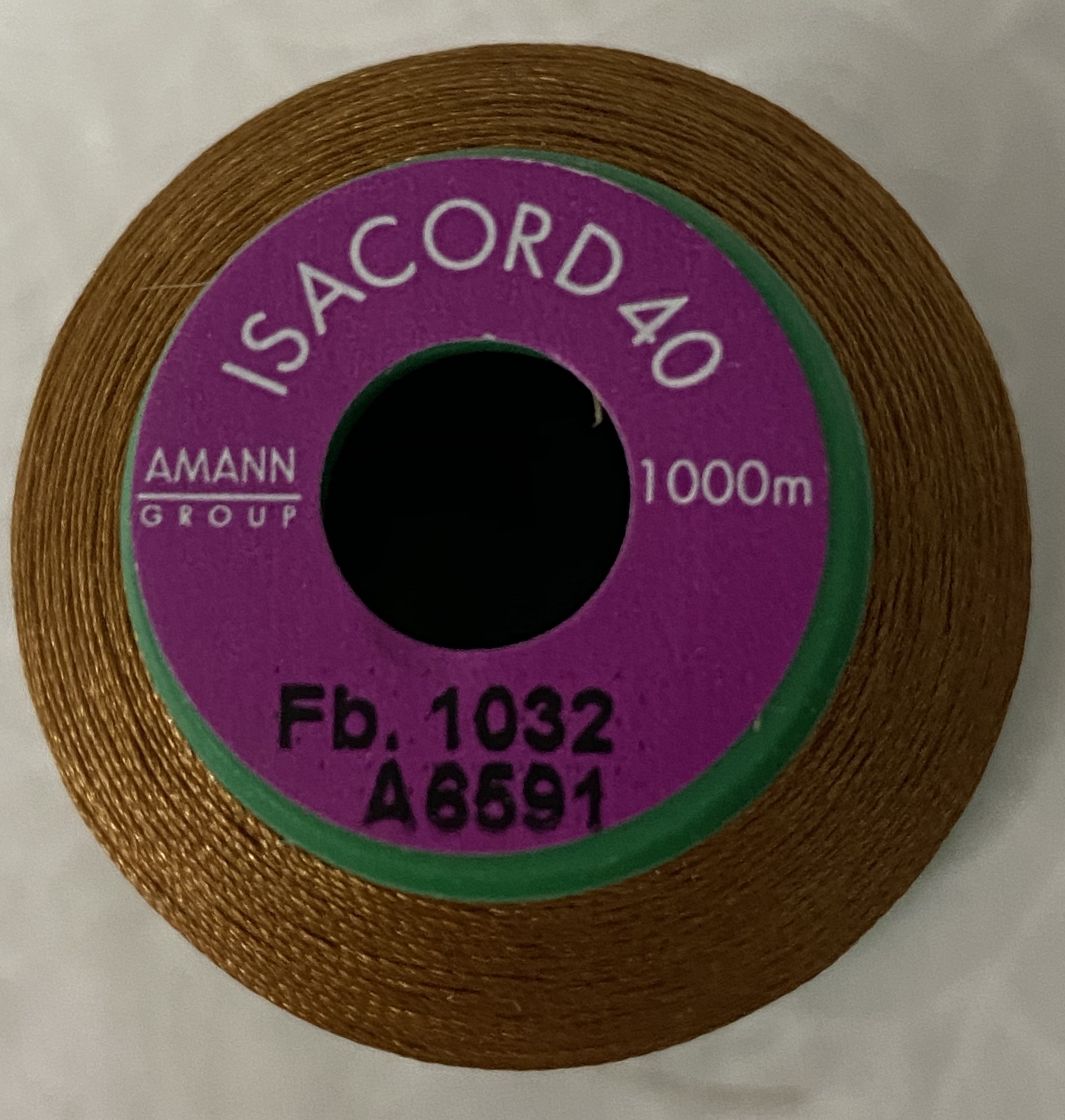 ISACORD 40 #1032 BRONZE 1000m Machine Embroidery Sewing Thread