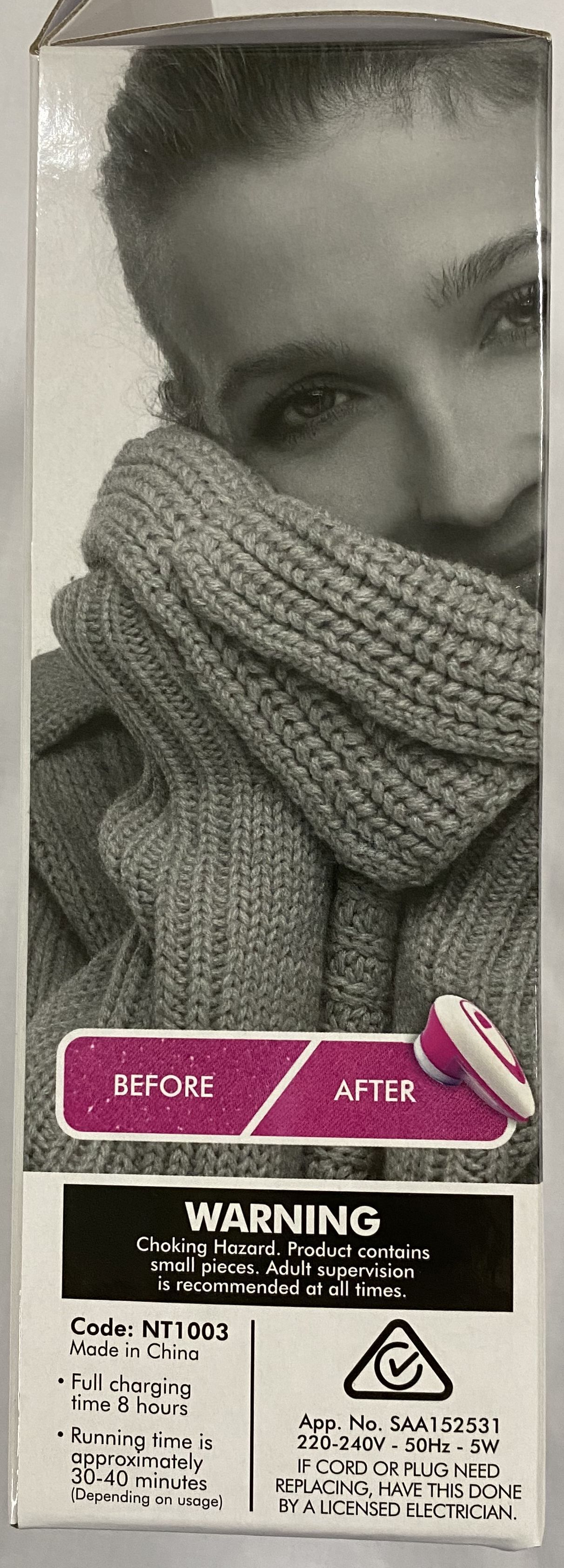 Triumph Rechargeable Lint Remover Pro Series 3, Lint Fluff Fibre Pill