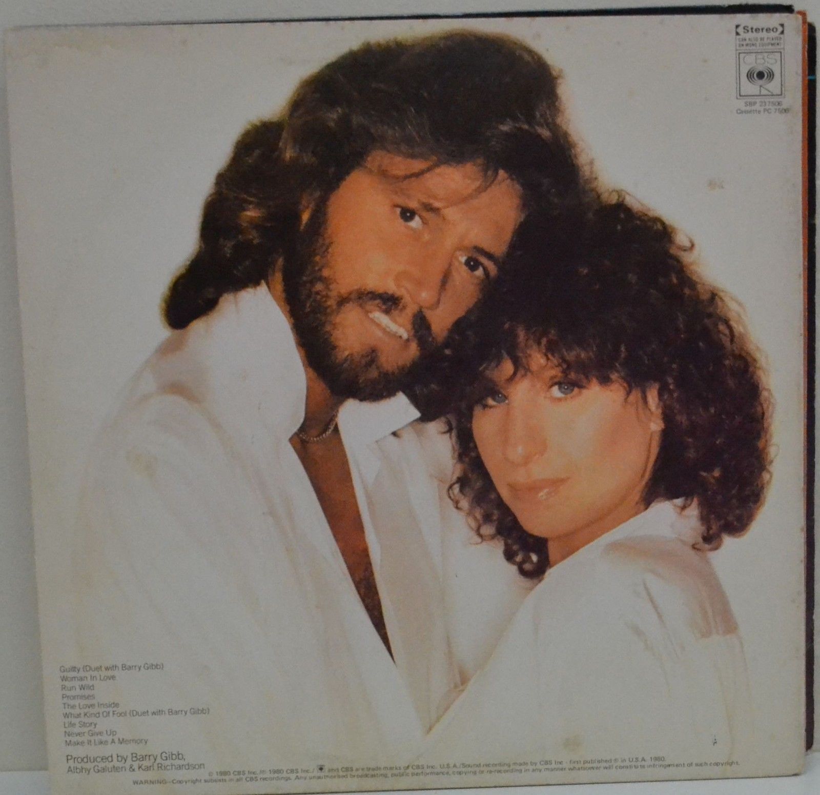 Barbra Streisand And Barry Gibb Duet