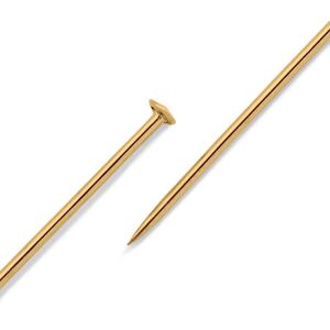 Prym Brass Pins, 0.65 x 26mm, Gold-Coloured, 15G Pack