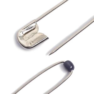 Prym Safety Pins With Ball No. 1-3, 34/41/48mm, Assorted, Silver-Coloured