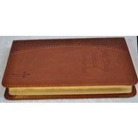 My Daily Spiritual Companion Record Book Soft Cover Leather Feel, 150mm x 75mm