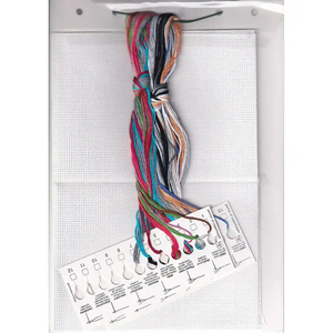 CHICKEN TALK Aida 14ct Embroidery Kit, 29cm x 20cm