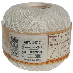 DMC Babylo Size 30, B5200 Crochet Cotton, 50g Ball
