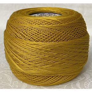 DMC Cebelia 30, #3820 Dark Straw, Combed Cotton Crochet Thread 50g