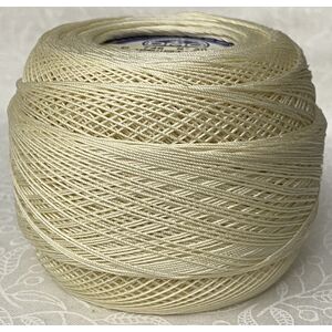 DMC Cebelia 30, #746 Off White, Combed Cotton Crochet Thread 50g