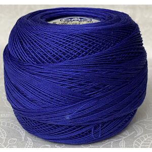DMC Cebelia 30, #797 Royal Blue, Combed Cotton Crochet Thread 50g