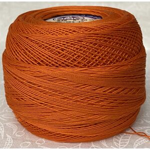 DMC Cebelia 30, #946 Medium Burnt Orange, Combed Cotton Crochet Thread 50g