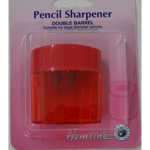 Hemline Double Barrel Pencil Sharpener