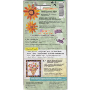 Clover Kanzashi Flower Maker, Gathered Petal, Large Size 75mm, Make Flowers