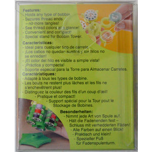 Clover Stack N Store Bobbin Tower, Holds 30 Bobbins Neatly (#9508)