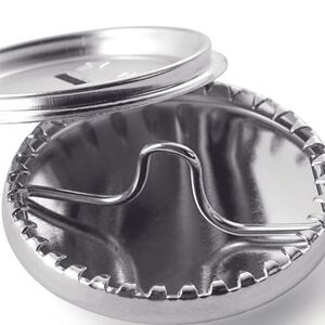 Self Cover Buttons 29mm Silver-Coloured Pack of 3 by prym
