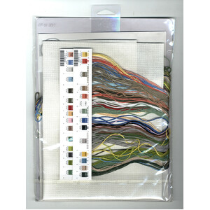CAFE BY THE SEA Counted Cross Stitch Kit #35157 By Dimensions 35.5cm x 25.4cm (14" x 10")