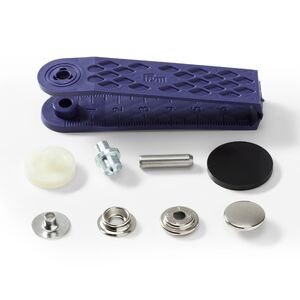 Prym Non-Sew Press Fastener Sport & Camping 15mm Silver-Coloured