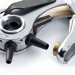 Prym Revolving Punch Pliers, 6 Hole Sizes 2.5mm to 5mm, 390905