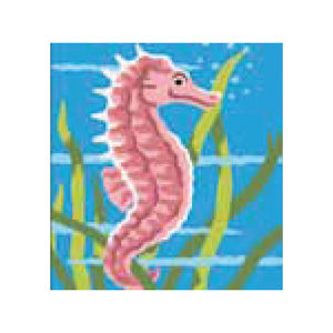 Collection D' Art Tapestry Kit, SEAHORSE, 19cm x 19cm (#4.005K)