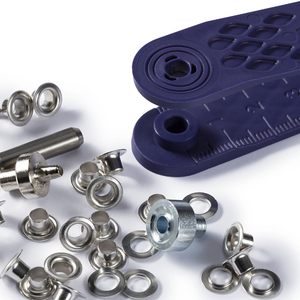 Prym Eyelets And Washers 4.0mm Silver-Coloured Rustproof Brass pk of 50