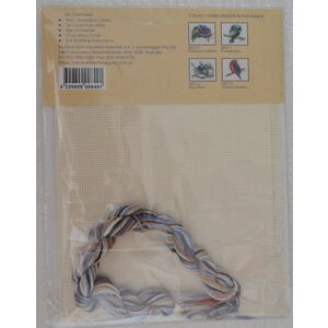 DMC Blue Wren, Australian Collection Cross Stitch Kit 9 x 7cm 18ct Aida, 582112