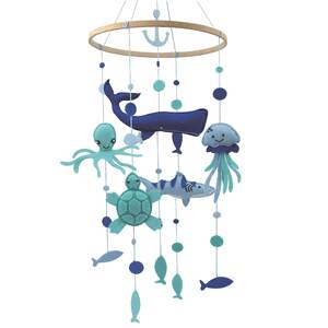 POM POM RAINBOW - Sew Your Own Felt Mobile / Wall Hanging Craft Kit