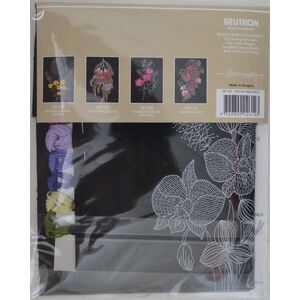 Cooktown Orchid Bush Bells Traced Linen Embroidery Kit 16 x 30cm, 587102