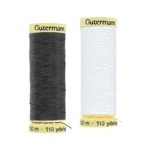 Gutermann Nostalgic 100m Sew-All Thread Box, 180 spools (90 Black, 90 White)