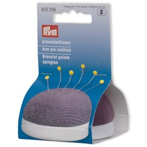 Prym Arm Pin Cushion With Strap, Dark Violet/White #610294