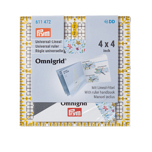 Prym Universal Ruler, 4x4 Inch Grid #611472