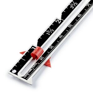 Sewing And Knitting Measuring Gauge, cm / inch by Prym